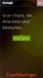 Mobile Screenshot of front-safe.dk